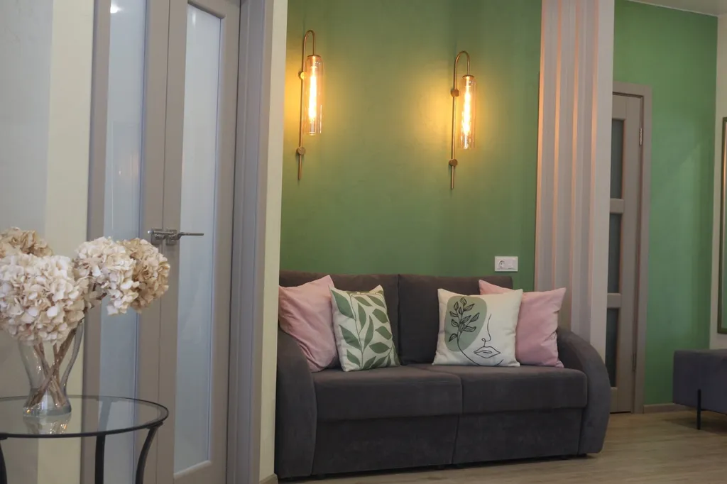 Уютная квартира в элитном ЖК Гринвуд с видом на зеленый лес