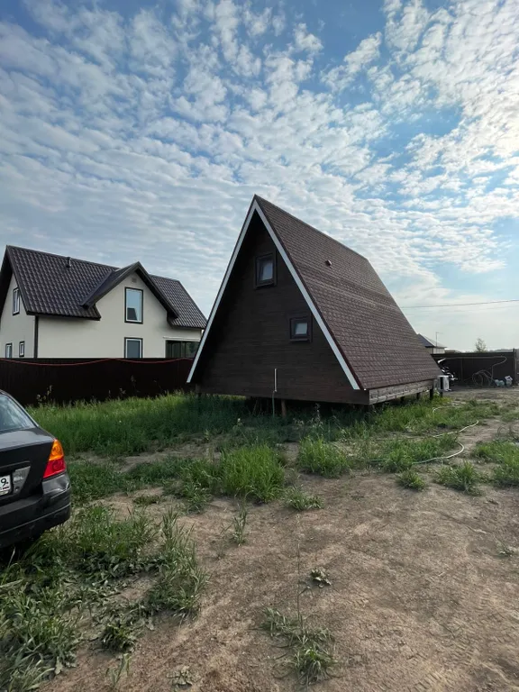 Уютный дом А-фрейм на базе отдыха глэмпинге "Салтыковские