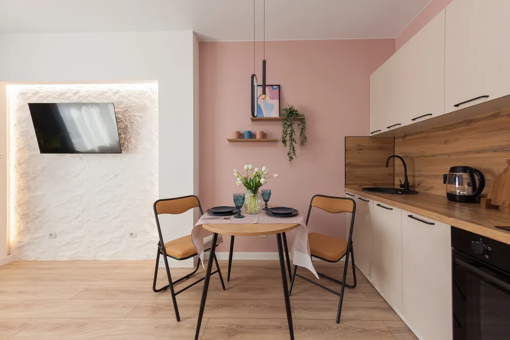 Абсолютно новая уютная дизайнерская квартира-студия