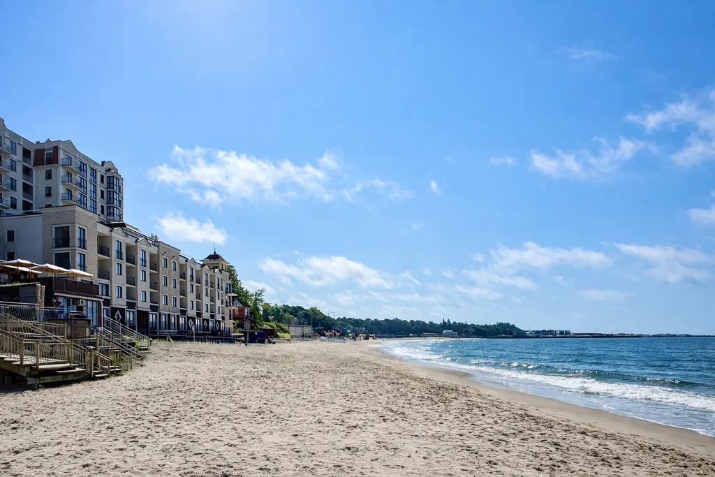 Уютные апартаменты с видом на море, первая линия с выходом на пляж