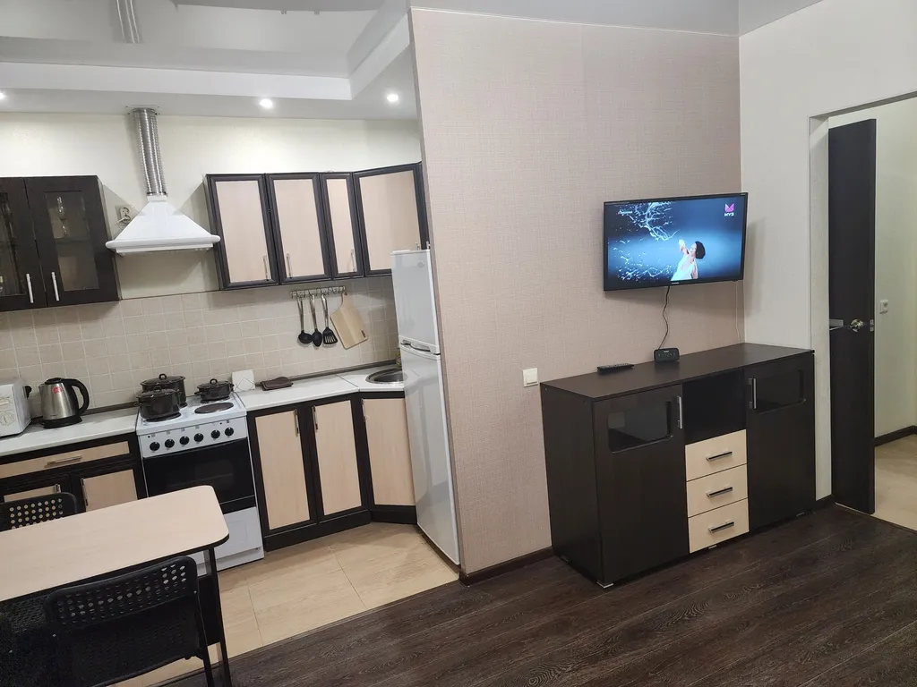 Уютная студия с видом на город рядом с вокзалом