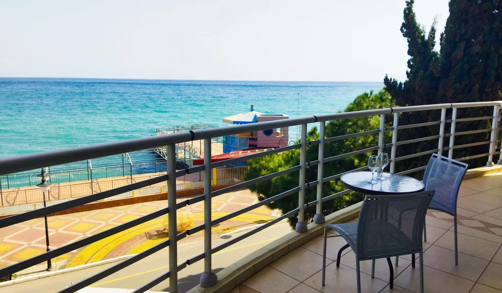 Апартаменты в отеле Аквапарк возле моря