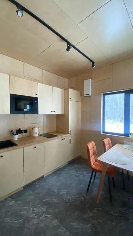 Коттедж Домики с панорамными окнами и видом на лес — Глинка