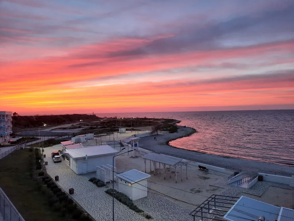 Апартамент с видом на море в комплексе Лагуна