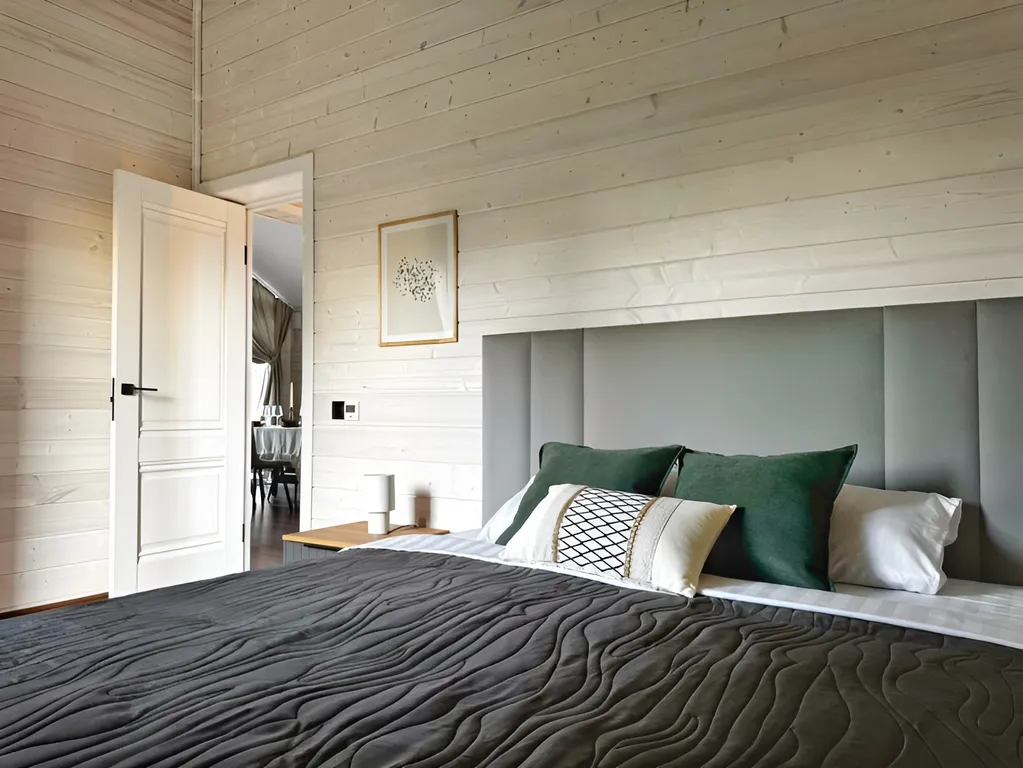 Коттедж Шестиместный дом с баней у леса в Berezkino Village — Можайск