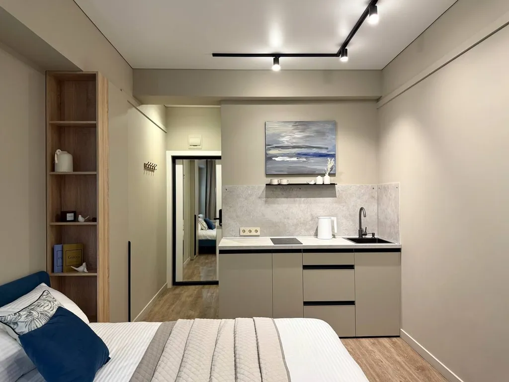 Апартаменты небесных оттенков