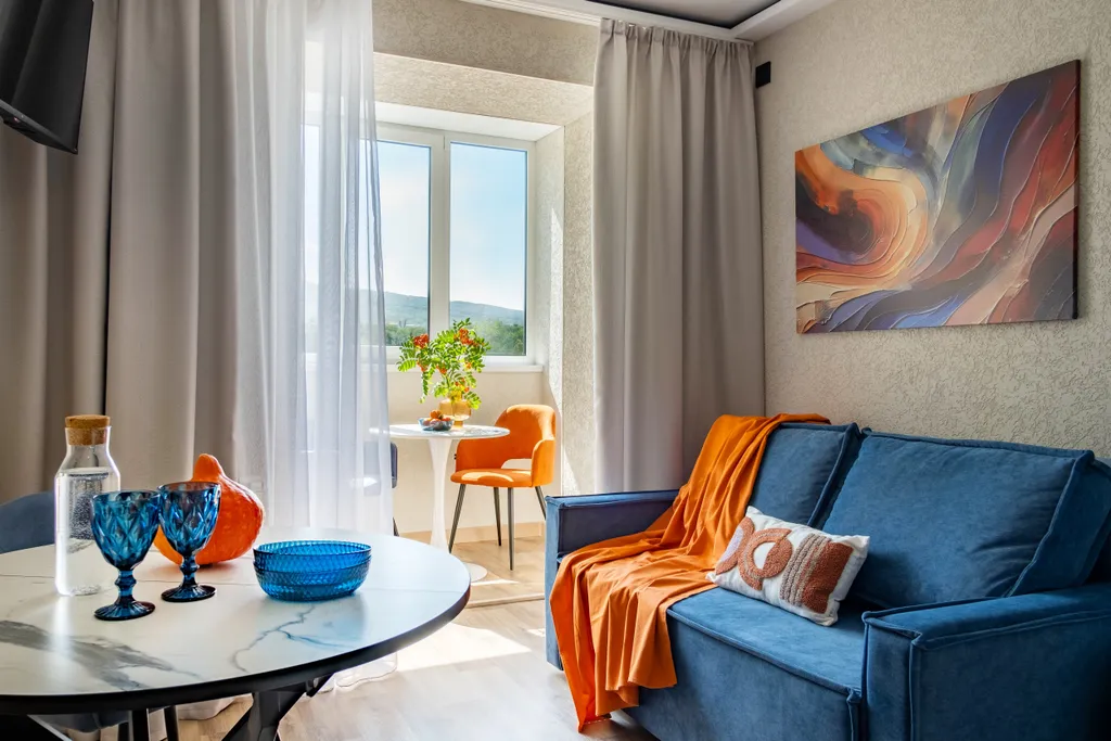 Двухкомнатные апарты с видом на горы