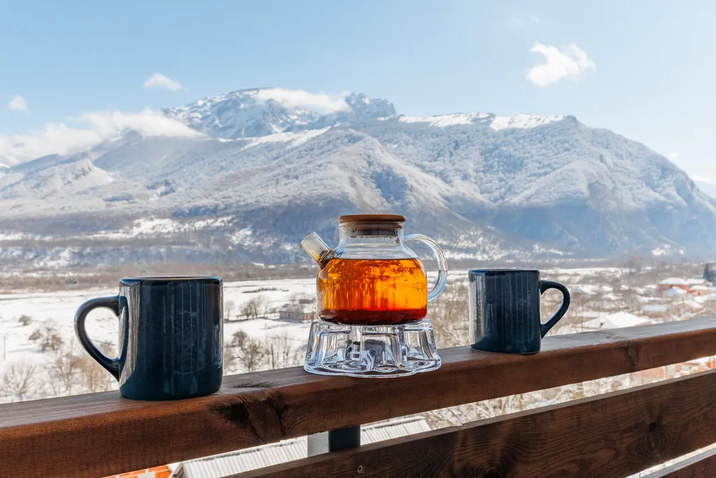 Гостевой дом с панорамным видом на горы