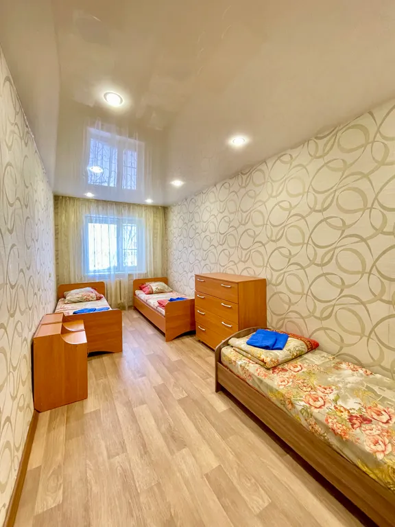 3-х комнатные просторные апартаменты, 5 сп.мест, рядом Воркутауголь