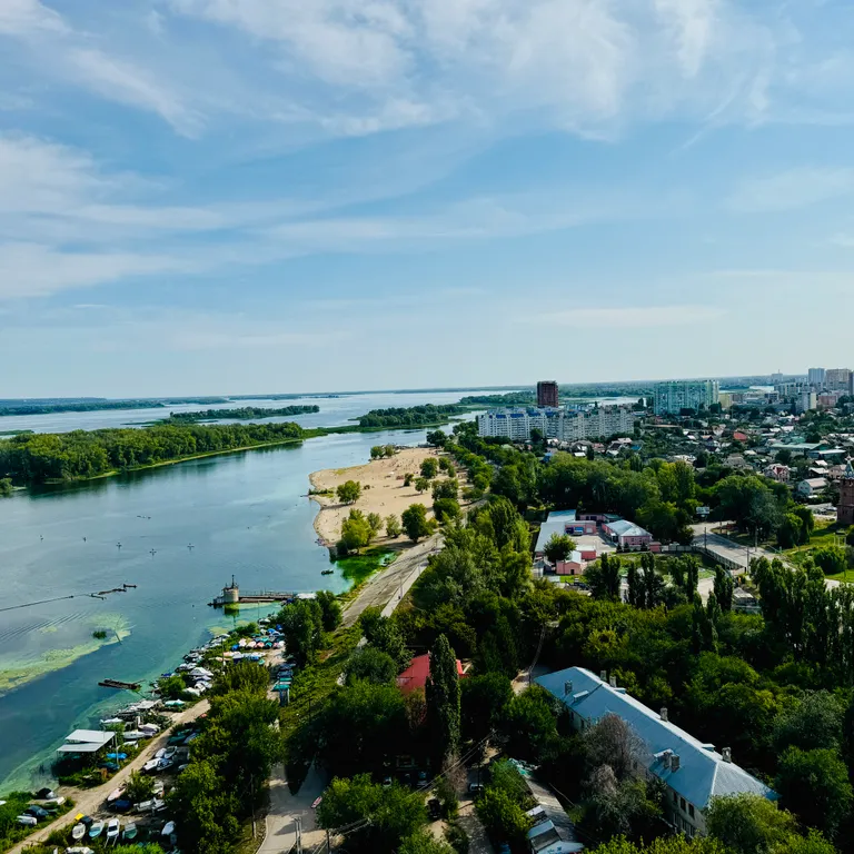 Апартаменты с видом на Волгу с 22 этажа
