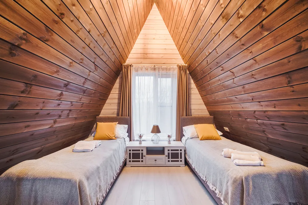 Уютный дом с баней, купелью и видом на лес