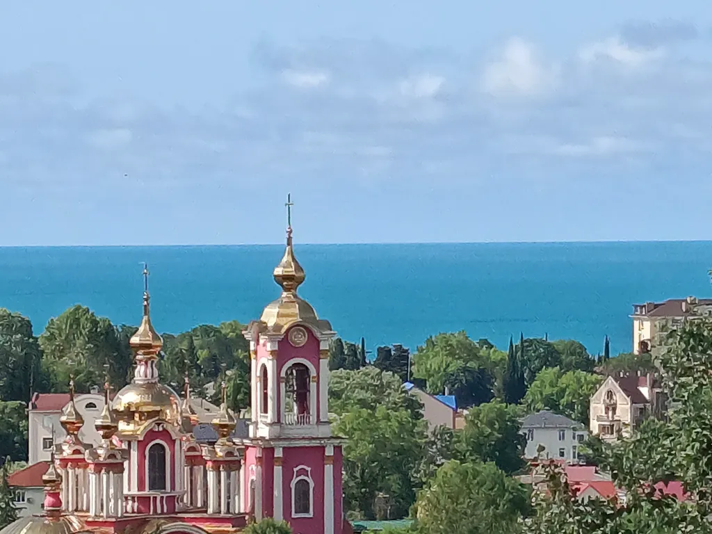 Студия с потрясающим видом на море и Сочи