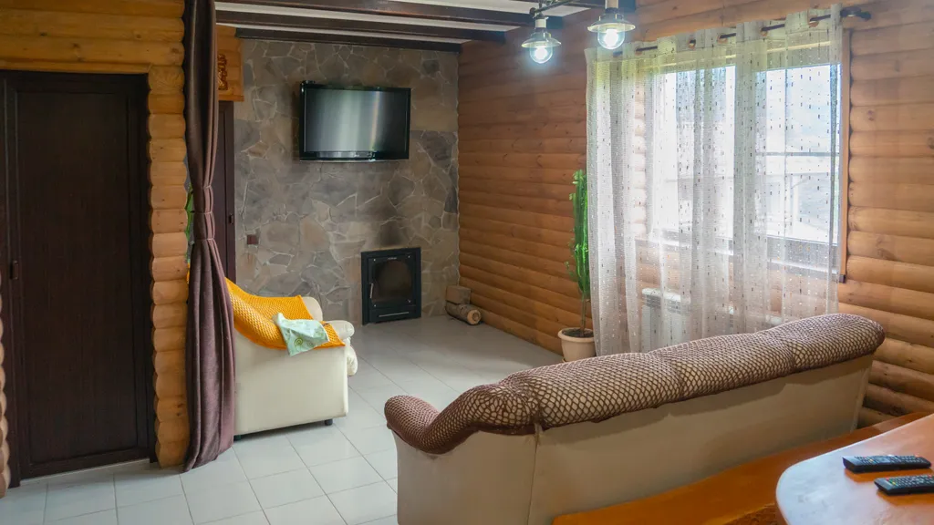 Коттедж с баней, банным чаном и бассейном