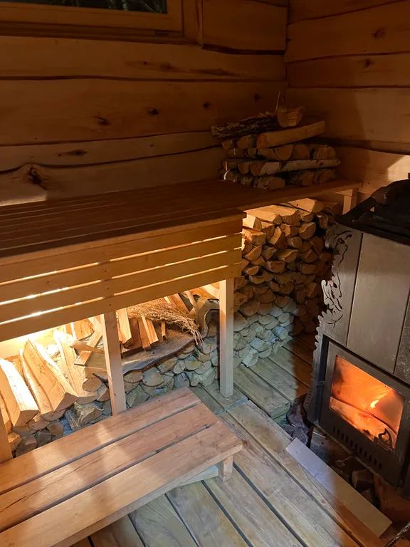 Треугольный домик Василево с баней и чаном