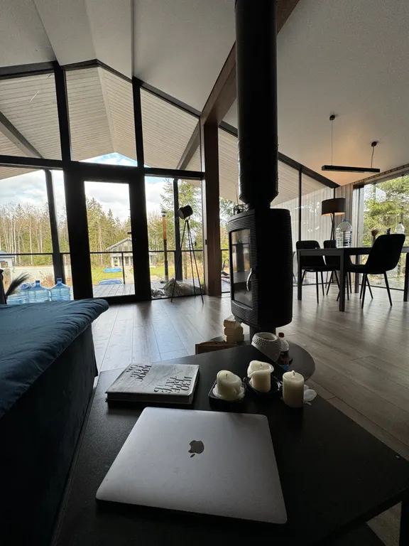 Коттедж Уютный hygge-дом с камином и проектором — Санкт-Петербург