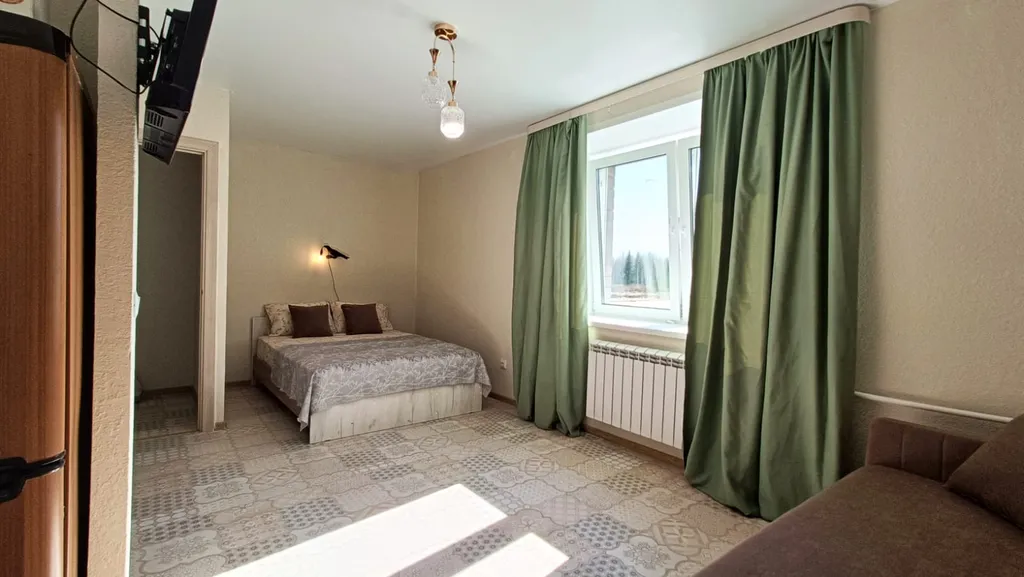 Студия в живописном месте с видом на лес Хорошо как дома