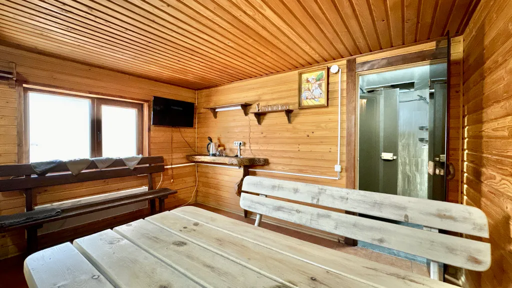 Дом в заповеднике с баней на дровах