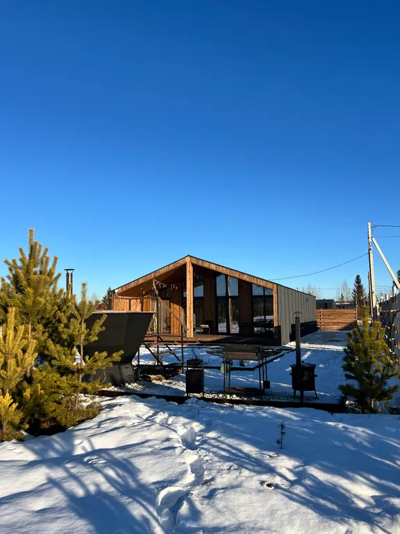 Коттедж с 3 спальнями и чаном