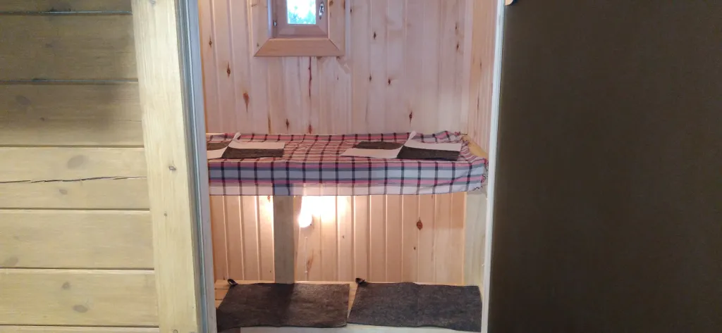 Уютный домик Островок с баней на дровах