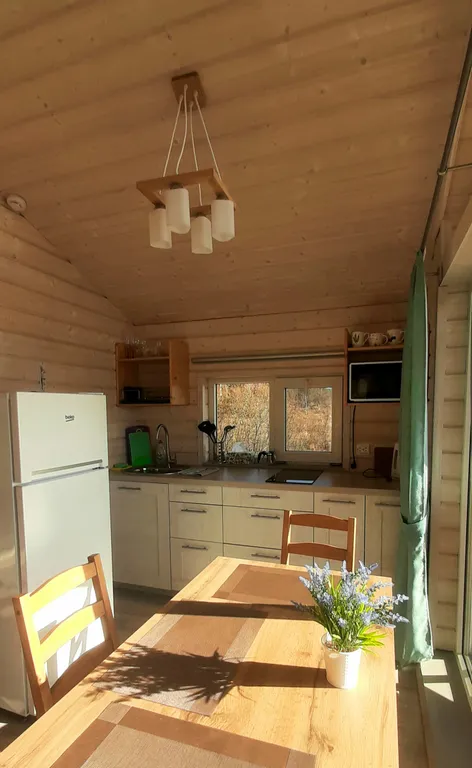 Дом с сауной с чудесным видом на озеро