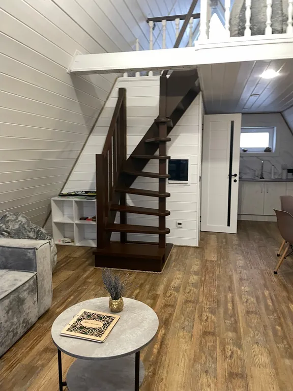 Афрейм домик с баней и чаном