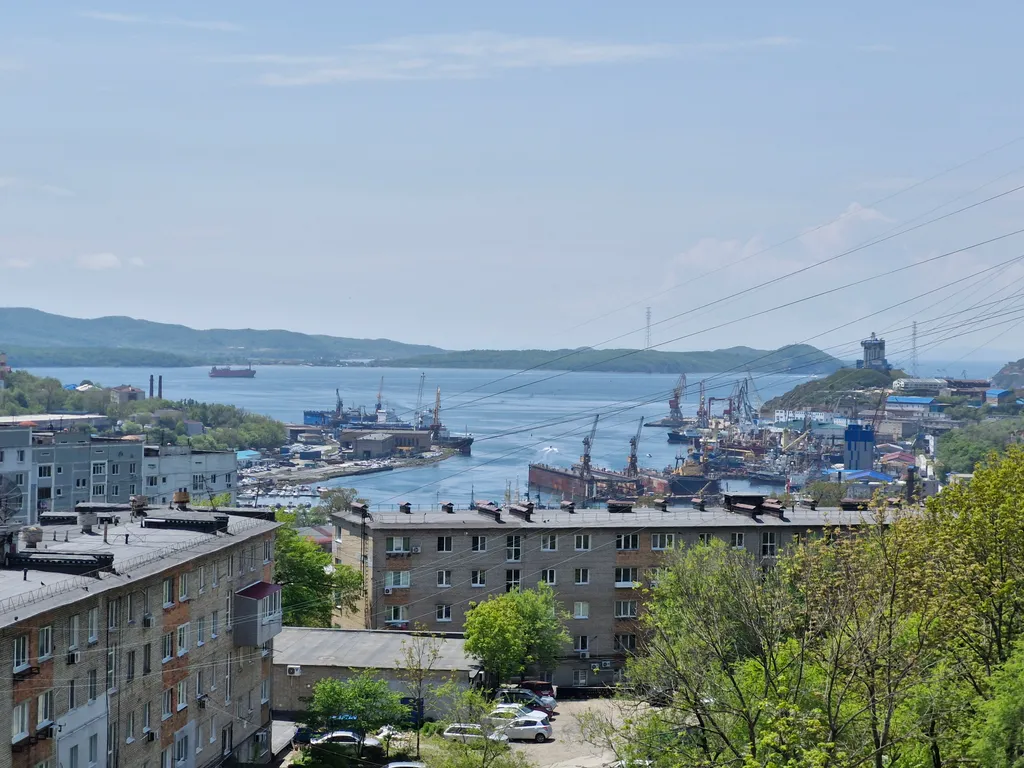 Квартира Квартира Большая 1комнатная с видом на море возле ТЦ Черемушки и Опера и Балета — Владивосток