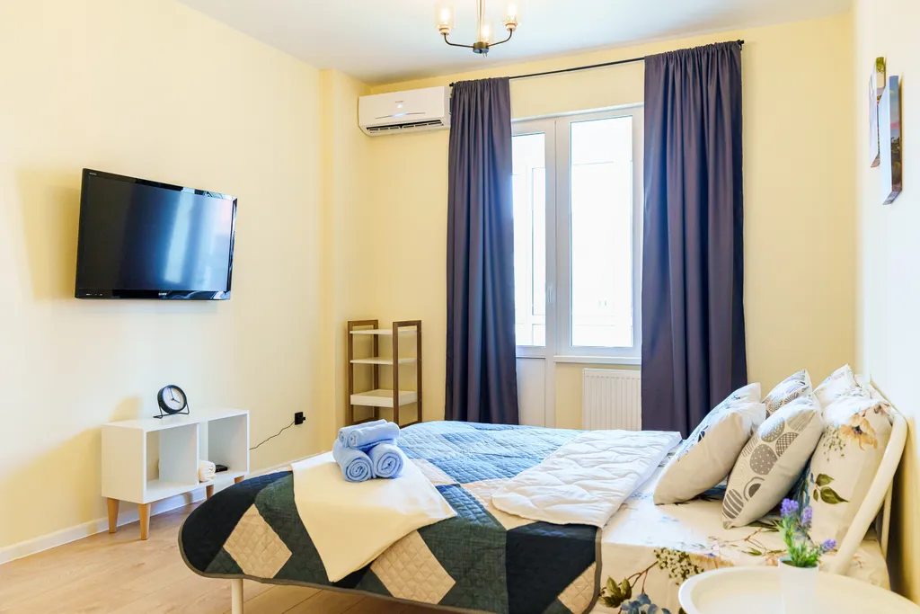 Светлая квартира рядом с морем