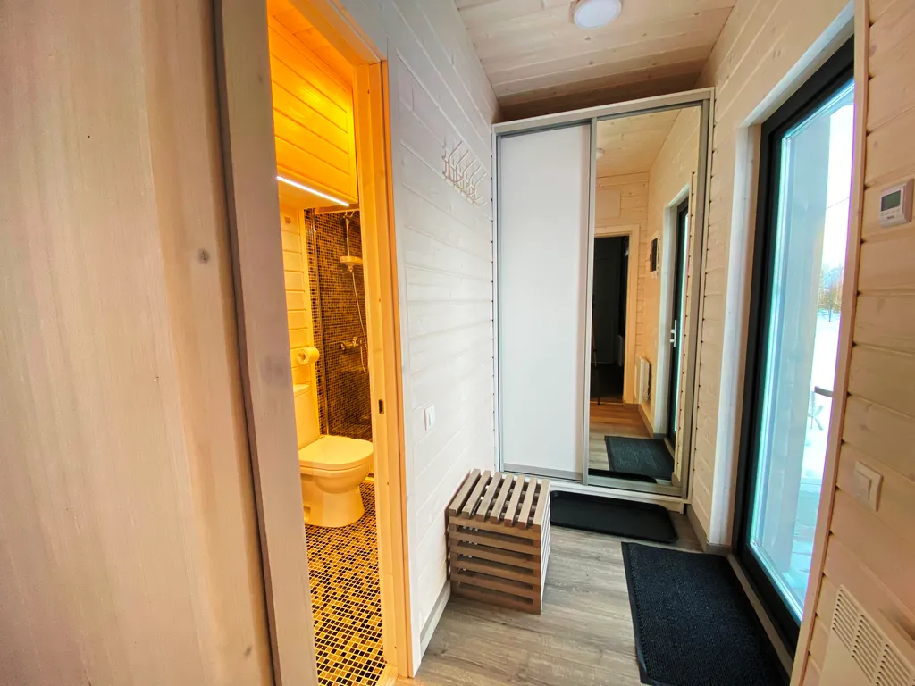 Коттедж Новый уютный дом с кондиционером на опушке леса в 20 минутах от города — Санкт-Петербург