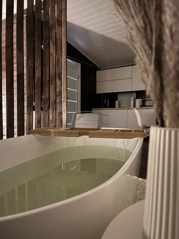 Dobrilovo Village уютный домик с видовой ванной, банным чаном и фурако