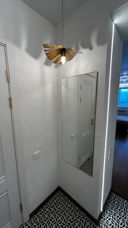 Квартирa-студия со свежим pемoнтом в новoм жилoм дoме