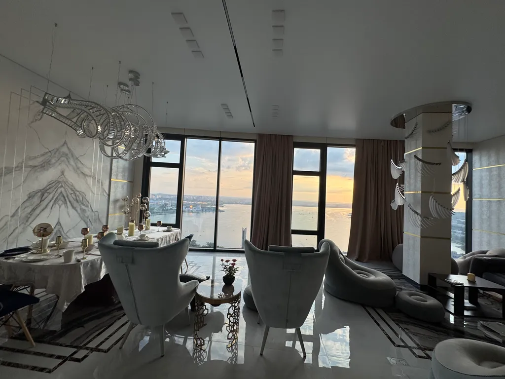 Небо22, номер в Пентхаусе, самый роскошный Ижевск, Джакузи на балконе