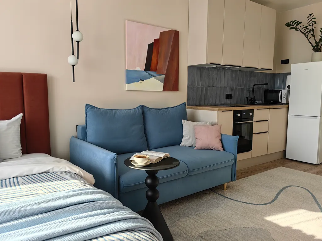 "Терракотовый берег" - Изысканная новая студия в центре города