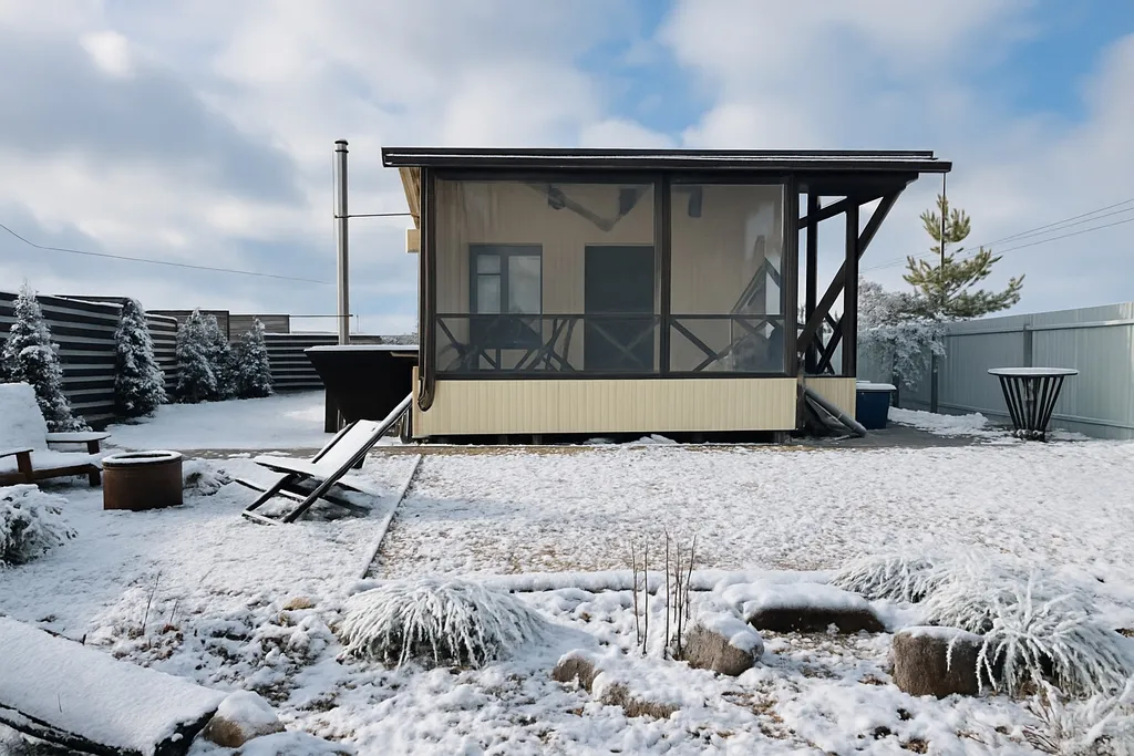 Уютный дом с баней и с банным чаном