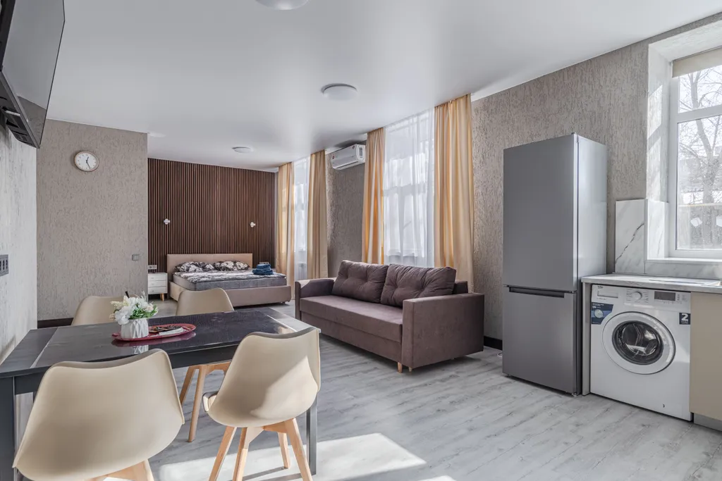 Большая студия для отдыха и восстановления после долгой поездки