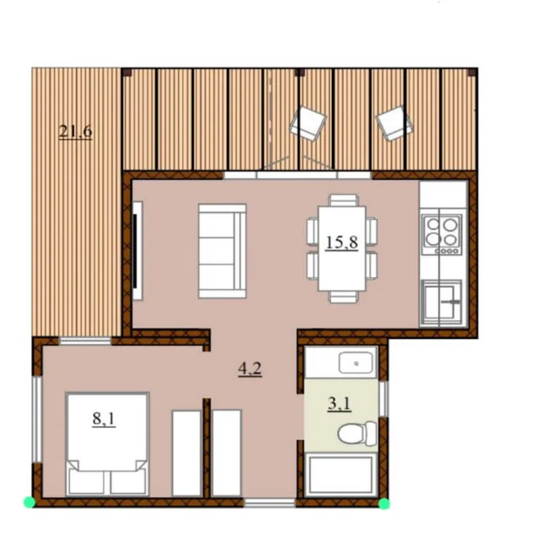 Уютный дом с панорамным видом на водохранилище