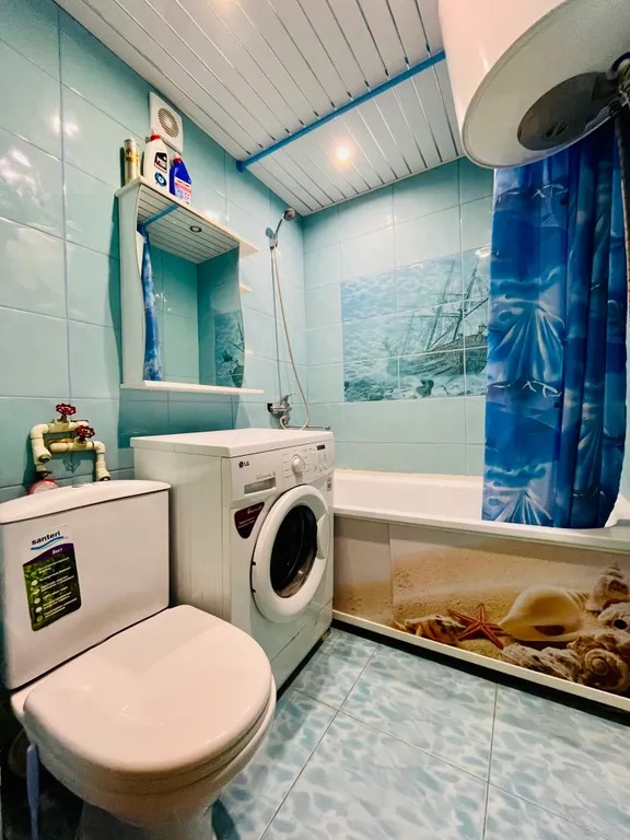 Уютная однокомнатная квартира с тремя раздельными спальными местами