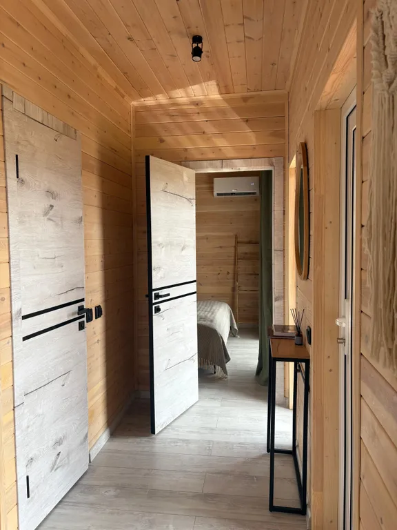 Дом с видом на березовый лес