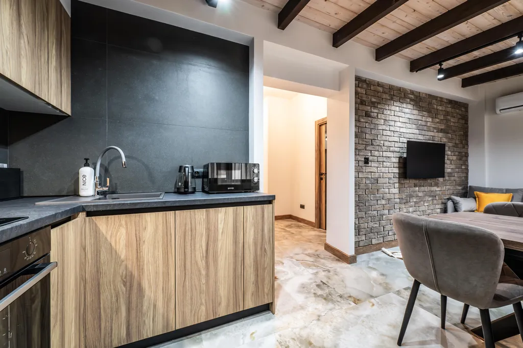 Аттик Лофт | 38 м² | 1 этаж + виды на вершины