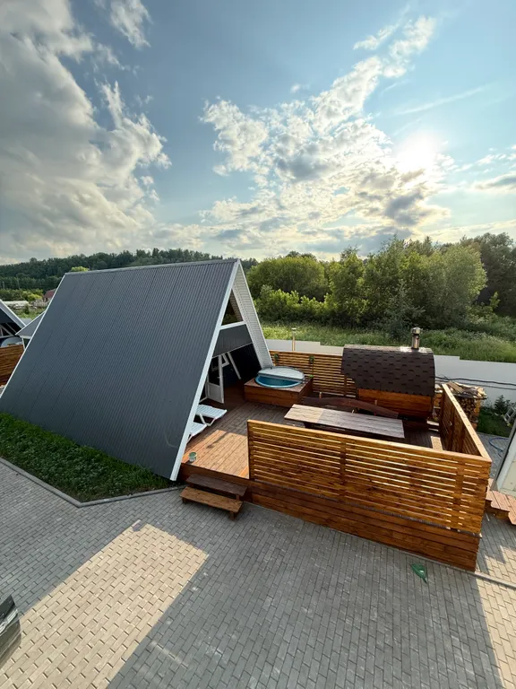 Vip a-frame дома на берегу озера кандрыкуль