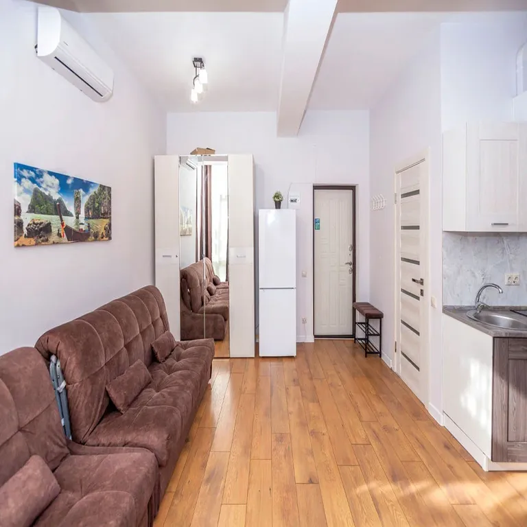 Квартира Квартира Просторная студия у моря с теплым бассейном — Сириус