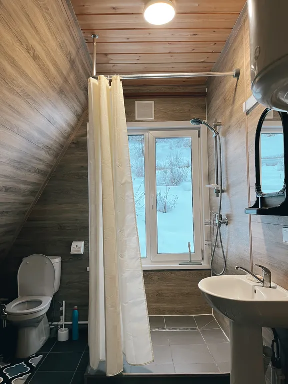 Коттедж Коттедж А-фрейм 1 Таёжная романтика — Таштагол