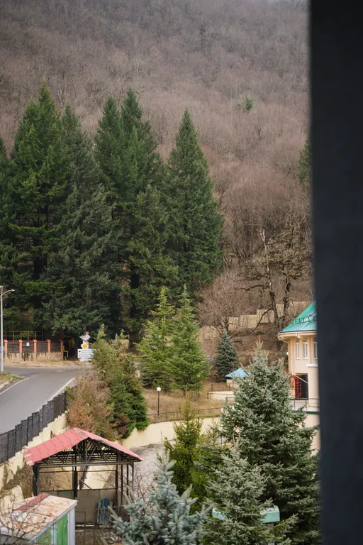 Красивый современный апартамент с 3 спальнями. Камин. Терраса. Горы.