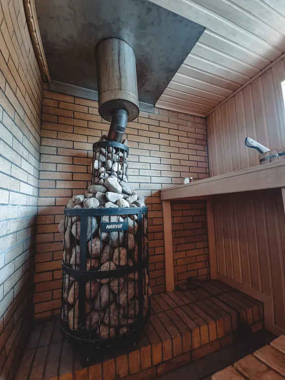 Коттедж Ночь в доме Хоббита с дровяной баней — Стеклянный