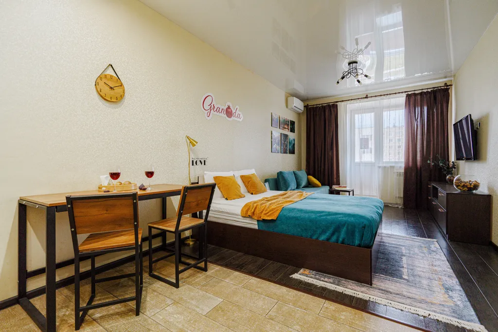 Стильная студия в современном доме в микрорайоне ГГМ около СОК Юпитер