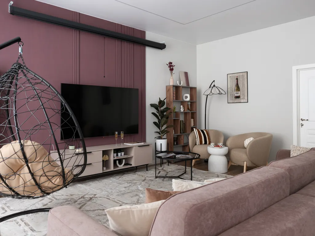 Просторная квартира у Патриарших с проектором