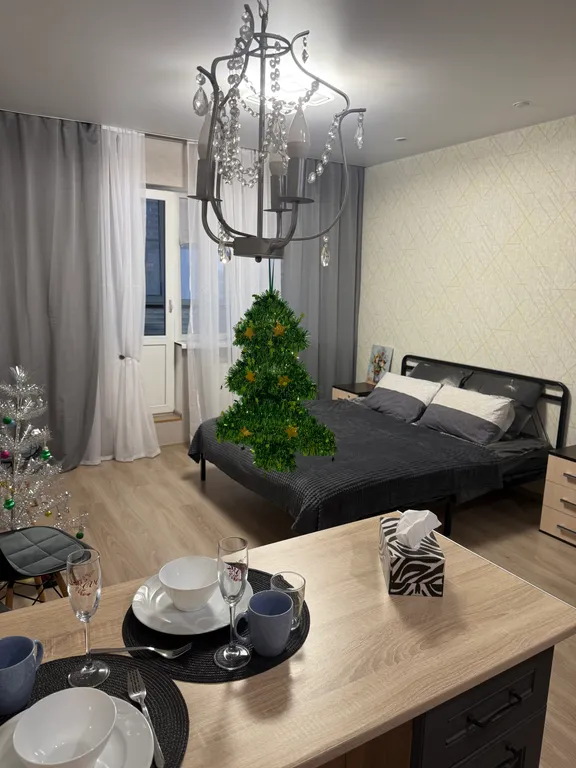 Квартира Квартира Уютная студия ждет гостей — Шушары