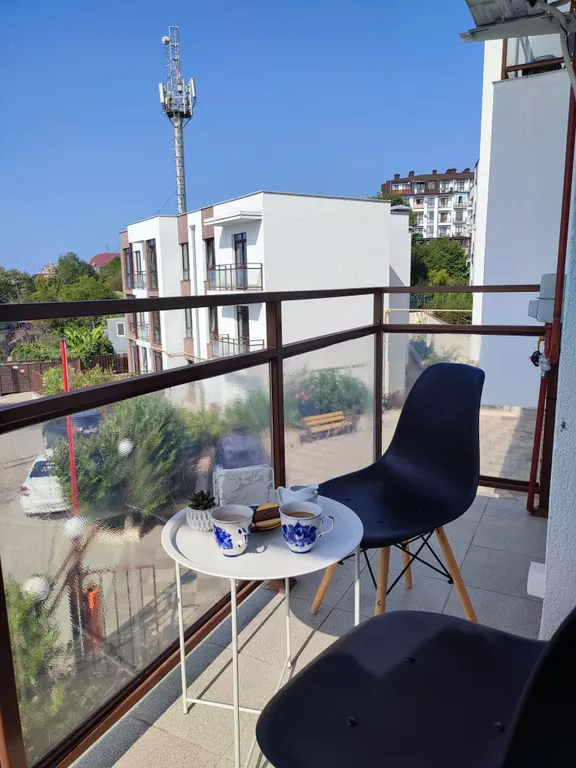 Новая студия с видом на море в Хосте