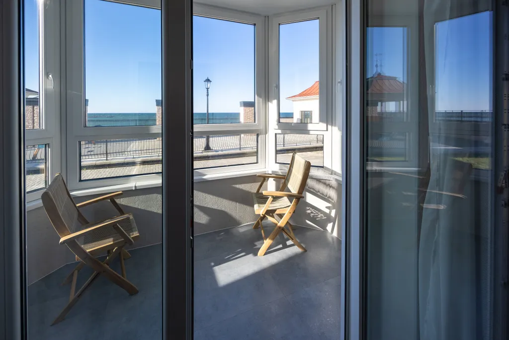 Апартамент с видом на море, 1 линия Балтийского моря