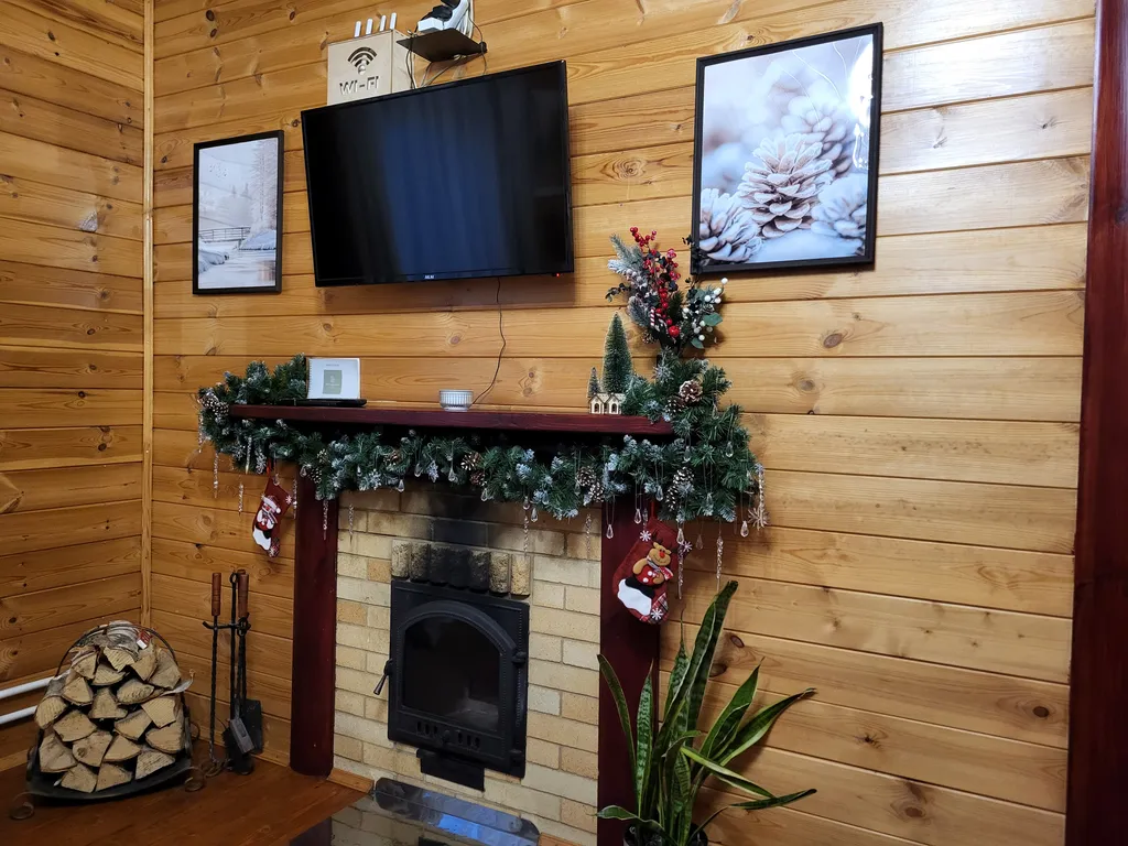 Коттедж Семейный коттедж с дровяной баней, камином и мангалом — Дракино