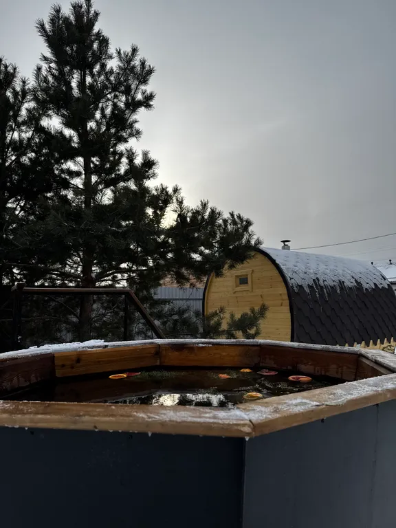 Шикарный новый дом с баней и чаном